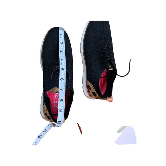 COLE HAAN WOMEN'S ZEROGRAND OXFORD BLACK STITCHLITE JAGUAR HAIRCALF Size 8 - Picture 7 of 9